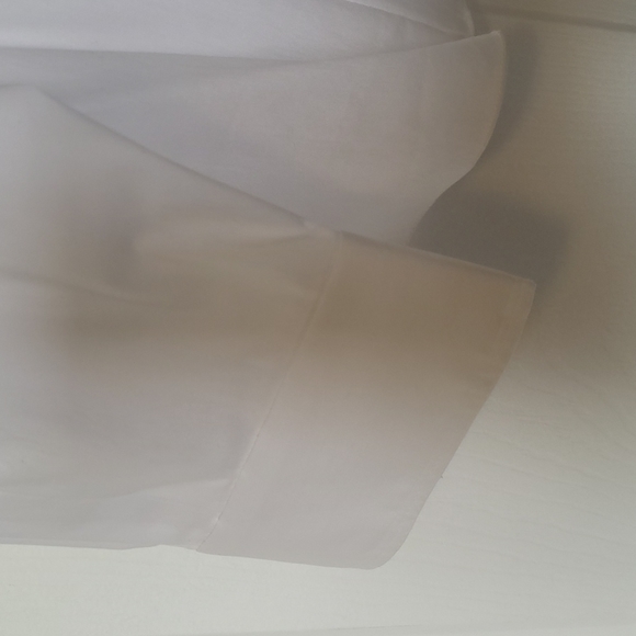 Tahari size 2X white long sleeve blouse - Picture 4 of 4